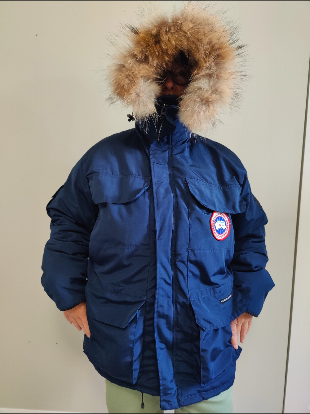 Canada Goose Men's Expedition Parka with Fur-Trim Hood Size XL
